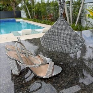 Elegant Silver Women's Heels